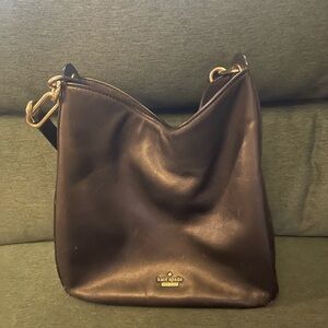 Kate Spade Black Leather Shoulder Bag